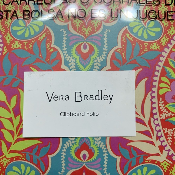 Vera Bradley Clipboard Folio Paisley in Paradise - Picture 2 of 6